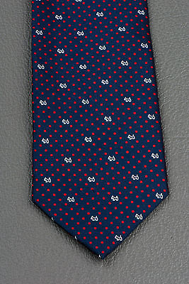 Roberta Di Camerino White Scotty Dogs On Blue With Red Micro Squares 3 Inch - Image 6
