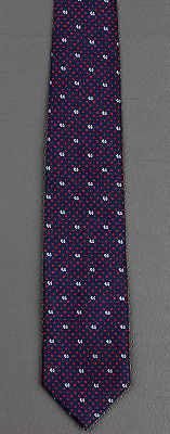 Roberta Di Camerino White Scotty Dogs On Blue With Red Micro Squares 3 Inch - Image 8